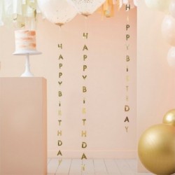 5 Pendenti Oro Happy Birthday 1 m