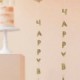 5 Pendenti Oro Happy Birthday 1 m