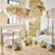 Kit 3 Palloncini Oro Crema Tortora 45 cm