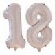 2 Palloncini Foil Numero 18 Nude
