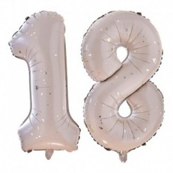 2 Palloncini Foil Numero 18 Nude