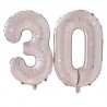 2 Palloncini Foil Numero 30 Nude