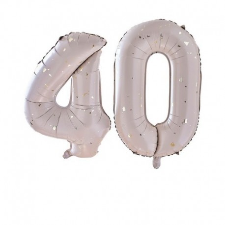 Palloni Numero 40 Nude 65 cm