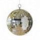 Pendente Palla Strobo Disco Oro 20 cm