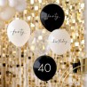 Kit 5 Palloncini Numero 40 Nero Nude