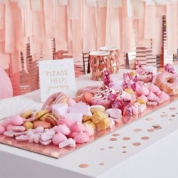 Kit Tavolo Rosa Gold 80x30 cm