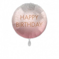 Palloncino Elio Happy Birthday Rosa 45 cm