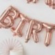 13 Palloncini Happy Birthday Rose Gold 35x25x8 cm