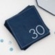16 Tovaglioli Carta 30 Anni Blu 16x16 cm