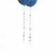 5 Pendenti Palloncini Happy Birthday Argento 100 Cm