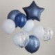 10 Palloncini Lattice Blu