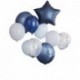 10 Palloncini Lattice Blu