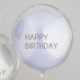 3 Palloncini Happy Birthday Doppio Strato 45 cm