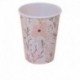 8 Bicchieri Carta Floreale 266 ml