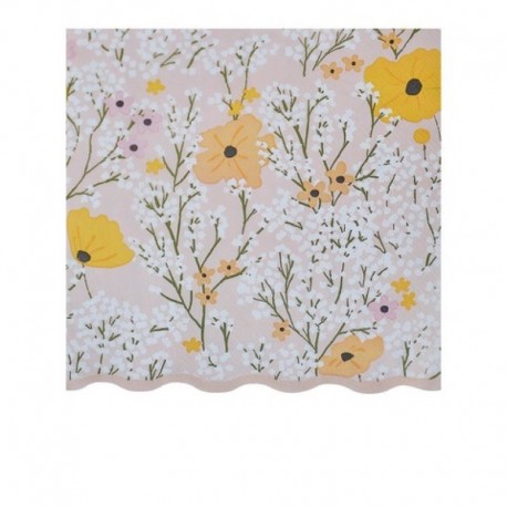 16 Tovaglioli Carta Floreale 13x13 cm