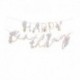 Festone Bandierina Floreale Happy Birthday 150 cm