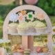 12 Toppers Cupcake Carta Floreale
