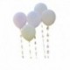 Kit 5 Palloncini Pastello Stampa Floreale 28 cm