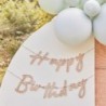 Bandierina Happy Birthday Legno 150 cm