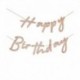 Bandierina Happy Birthday Legno 150 cm