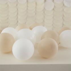40 Palloncini Lattice Bianchi Nude 12 cm
