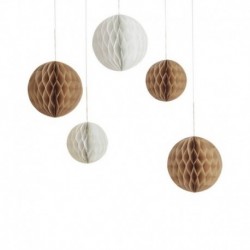 Decorazioni a Nido D'ape in Carta 15 cm