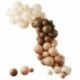Kit Arco 70 Palloncini Nude e Marrone