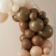 Kit Arco 70 Palloncini Nude e Marrone