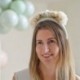 Cerchietto Floreale Baby Shower 22 cm