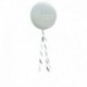 Palloncino Baby Shower con Coda Floreale 80 cm