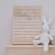Bacheca in Legno con Lettere 30 cm
