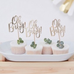 Topper Cupcake Baby Shower 7x 7 cm