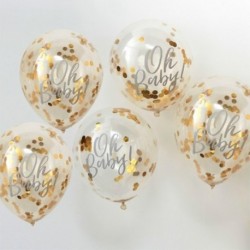 Palloncini Baby Shower coriandoli dorati