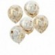 Palloncini Baby Shower coriandoli dorati
