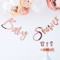 Festone Baby Shower Rose Gold 2 m