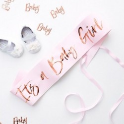 Fascia Baby Shower Rosa 10 x 75 cm