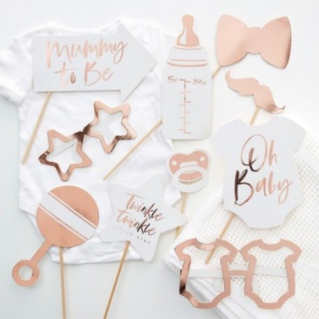 10 Accessori Photo Booth Baby Shower