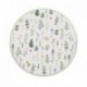8 Piatti Carta Floreali 24 Cm