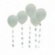 5 Palloncini Lattice Team Bride Con Pendenti 30 Cm