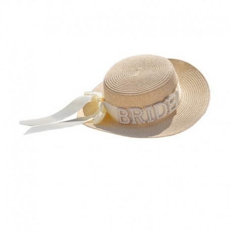 Cappello di paglia per addio al nubilato della sposa