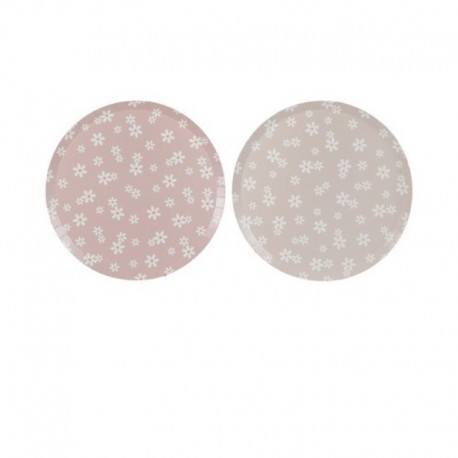 8 Piatti Carta Tema Margherite Ditsy Daisy 22 cm