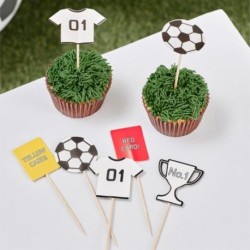 12 Toppers Cupcake Calcio Kick Off The Party 12 cm