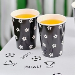 8 Bicchieri Carta Kick Off The Party Calcio 266 ml