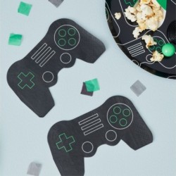 16 Tovaglioli Carta Game On 16x16 cm