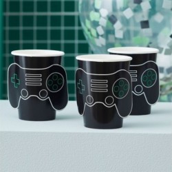 8 Bicchieri Carta Game On 266 ml