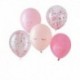 5 Palloncini Rosa Pamper Party 30 cm