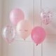 5 Palloncini Rosa Pamper Party 30 cm
