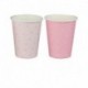 8 Bicchieri Carta Rosa Pamper Party 266 cl