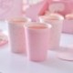 8 Bicchieri Carta Rosa Pamper Party 266 cl