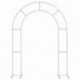 Cornice Arco Bianco Metallo 2x1 m